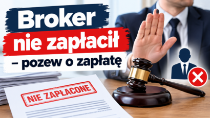 Broker nie zapłacił – pozew o zapłatę